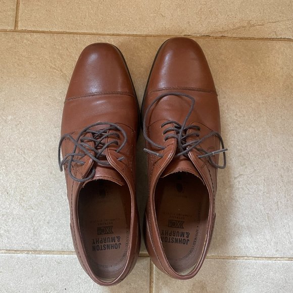 Johnston & Murphy XC4 Waterproof Dress Shoe, Branning Cap Toe, Tan, US Men's 8M - Picture 2 of 8